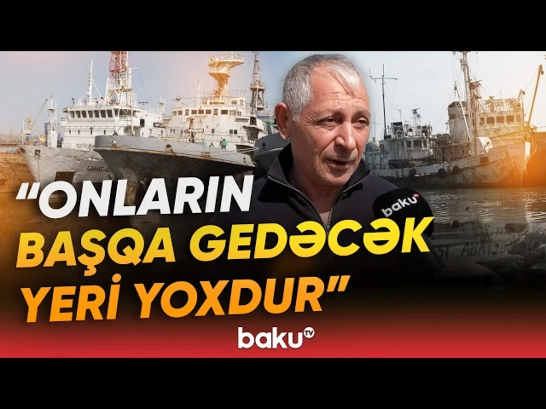 Baku TV Bibiheybətdəki "gəmi qəbiristanlığı"nda: "Doğrayıb aparacaqlar" - VİDEO