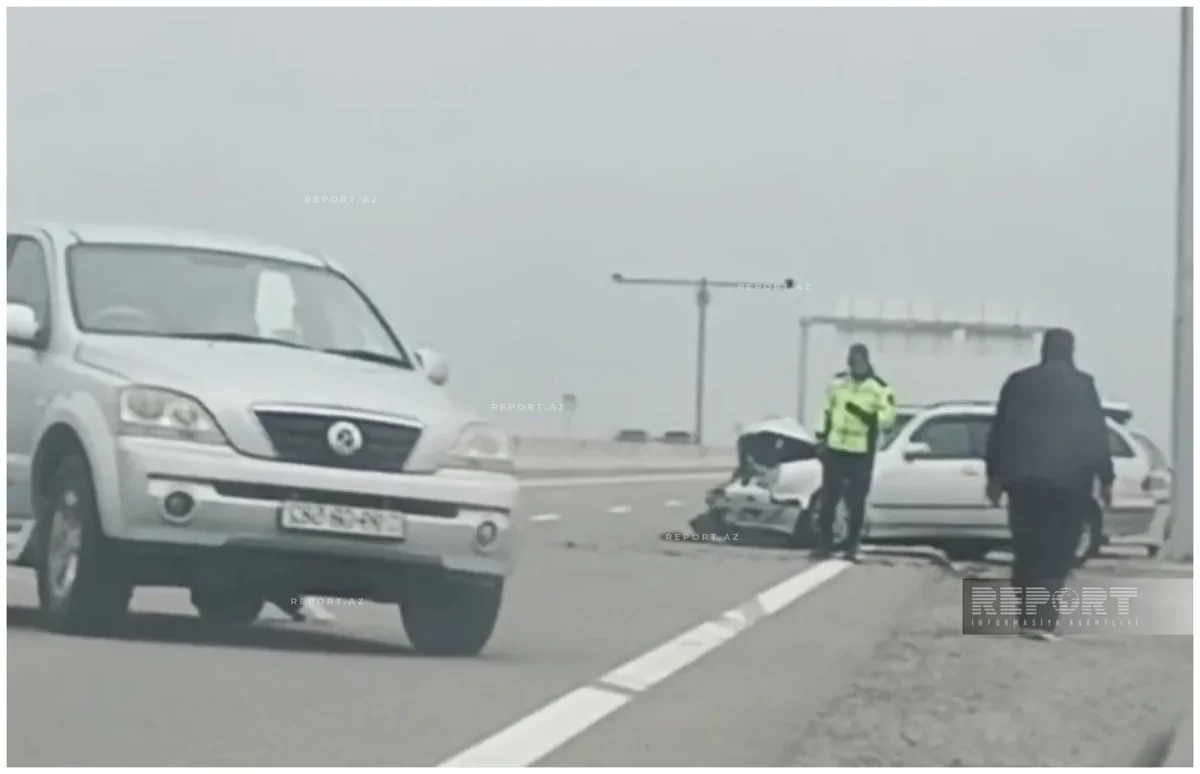 Biləsuvarda iki avtomobil TOQQUŞUB: Dörd yaralı var