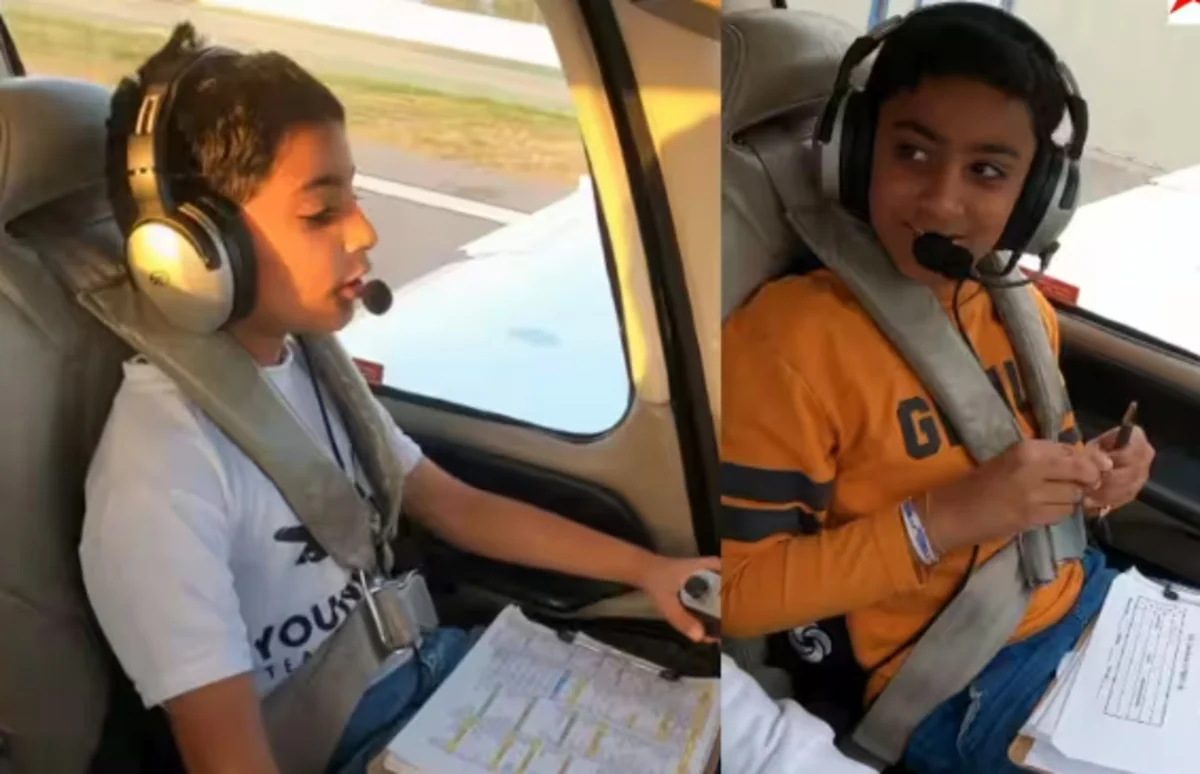 Kaliforniyada 11 yaşlı oğlanın təyyarə idarə etməsi gündəm oldu - VİDEO