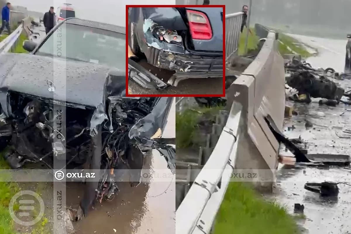 Masallıda dəhşətli qəza: Ölən və yaralananlar var - VİDEO