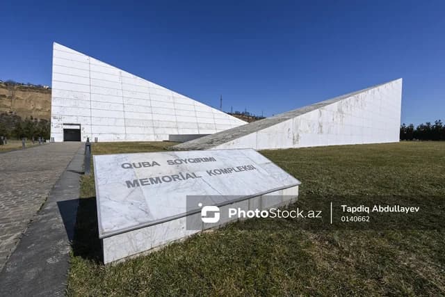 Qubada soyqırımı qurbanlarının xatirəsinin əbədiləşdirildiyi məkan - Memorial Kompleksdən FOTOREPORTAJ