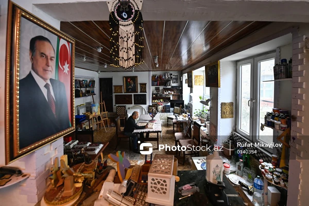 Azərbaycanı dünyada tanıdan oymaçı Azər Əsədovun hekayəsi - FOTO