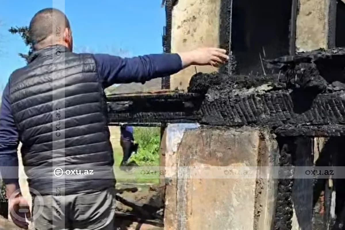 Masallıda FACİƏ: Baba və ikiyaşlı nəvəsi öldülər - FOTO