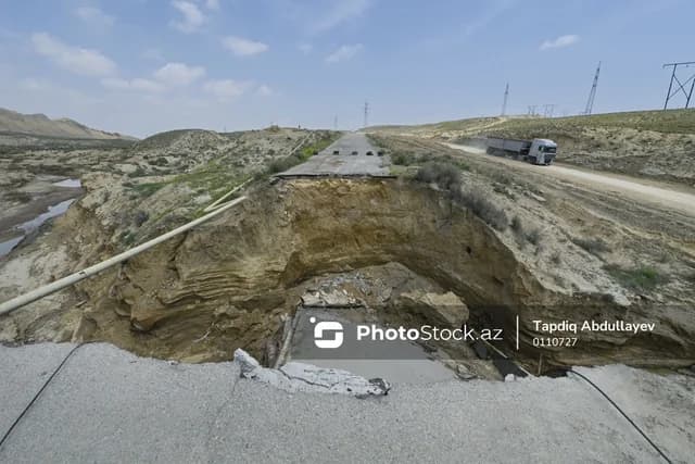 Qaradağda sel aparan körpü 11 aydır bərpa edilmir - ŞİKAYƏT