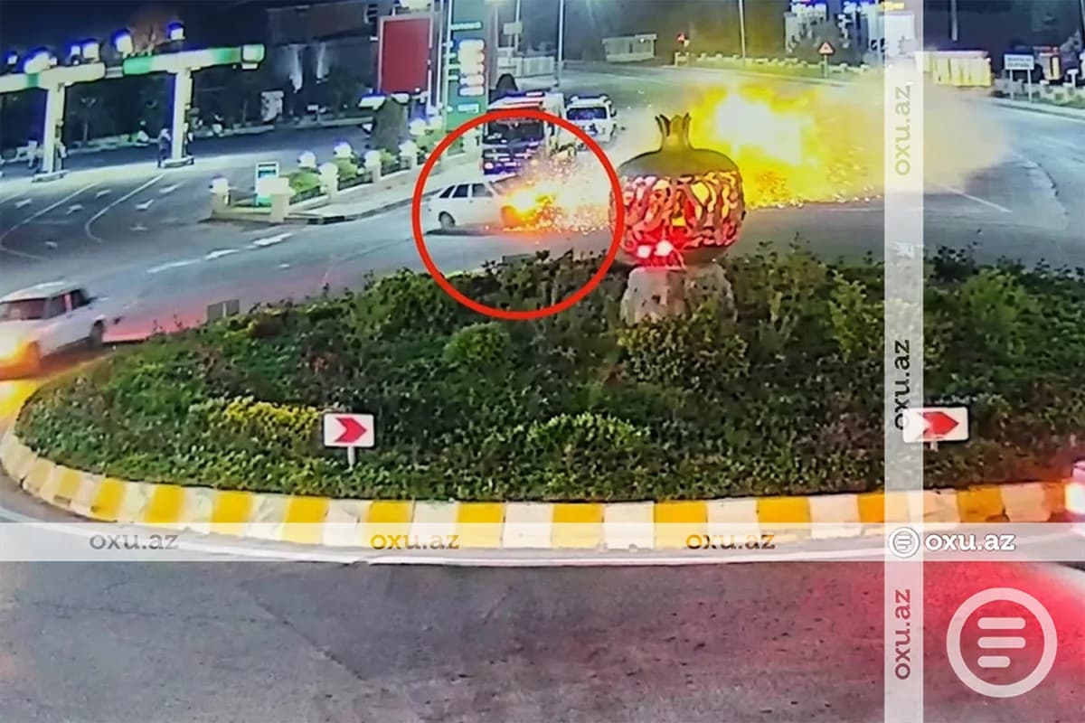 Göyçayda avtoxuliqanlıq edən şəxs saxlanıldı - ANBAAN GÖRÜNTÜ