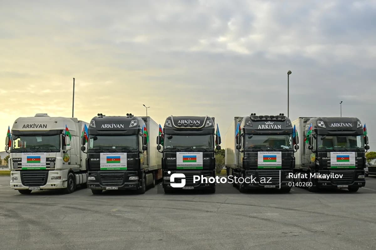 Azərbaycandan İrana növbəti humanitar yardım yola salınır