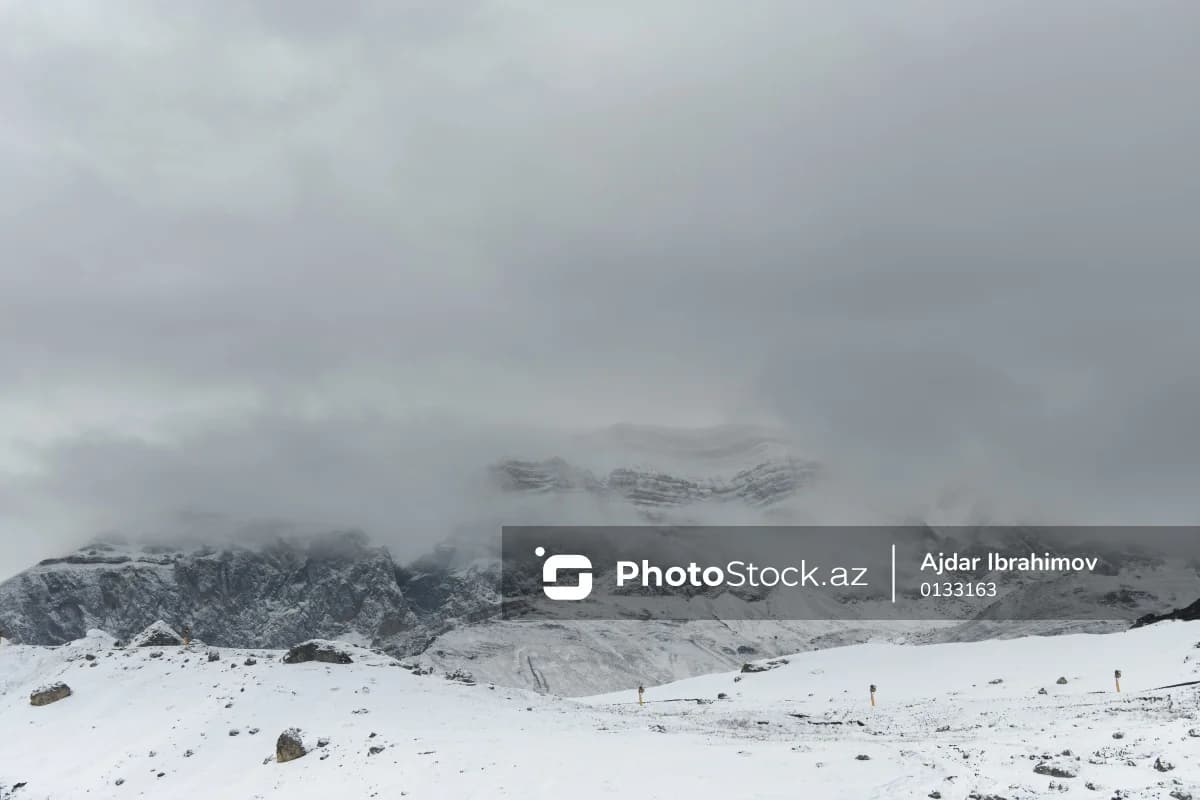 Yüksək dağlıq ərazilərə sulu qar yağıb - FAKTİKİ HAVA