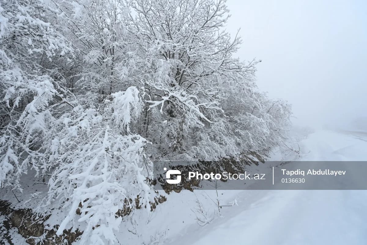 Bəzi yerlərdə intensiv və güclü yağıntılar olub, dağlara qar yağıb - FAKTİKİ HAVA