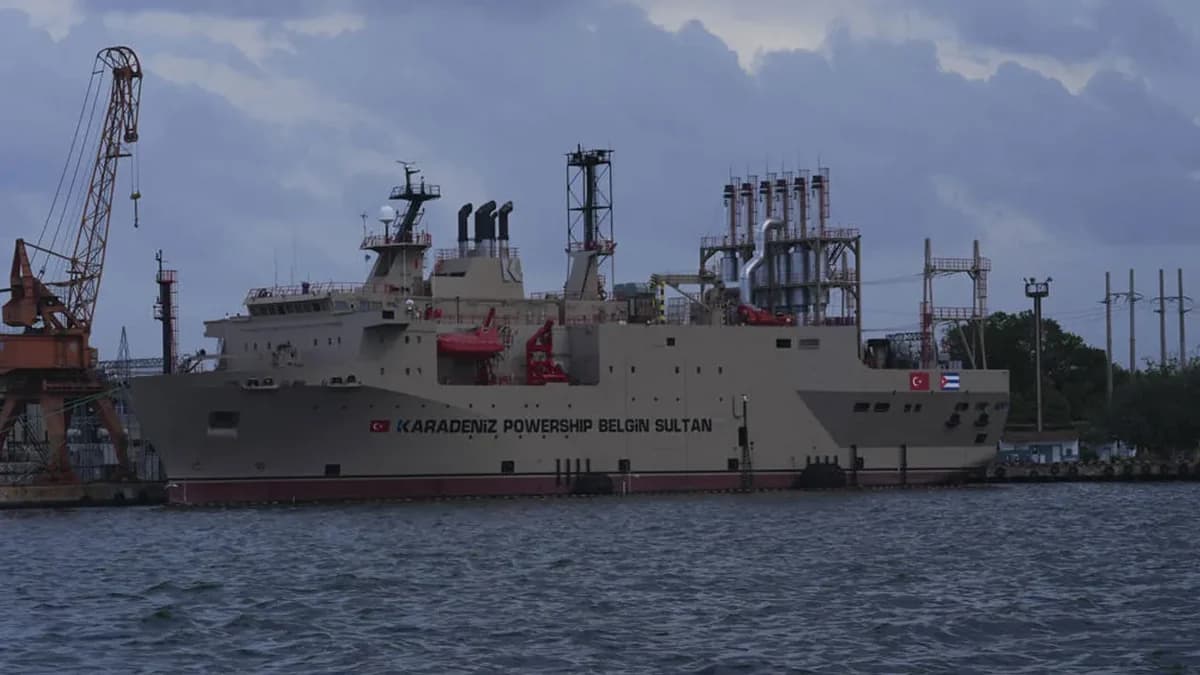 Türkiyədən Kubaya kömək - Ölkəyə üzən elektrik stansiyası göndərildi