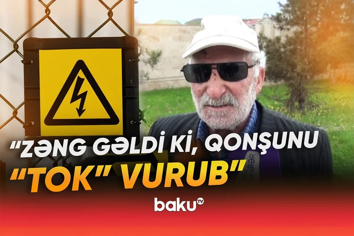 Yevlaxda bədbəxt hadisə: 16 yaşlı gənci elektrik cərəyanı vurdu - VİDEO