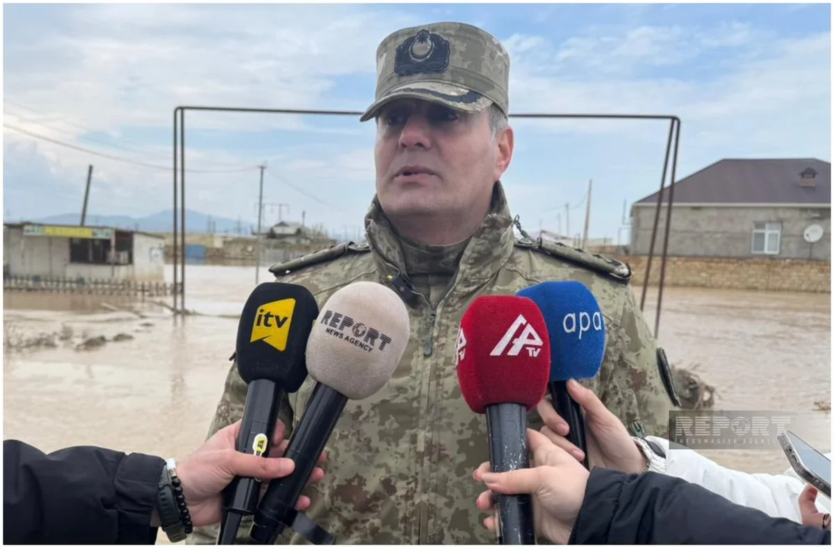 FHN rəsmisi: "Sitalçayda 6 evdən 13 nəfər təxliyə edilib"