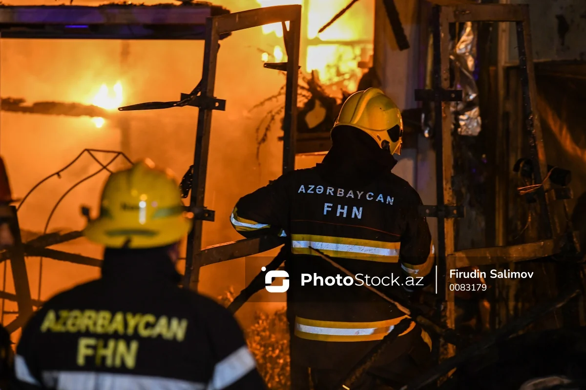 Göygöldə bitişik evlərdə yanğın - XƏSARƏT ALAN VAR