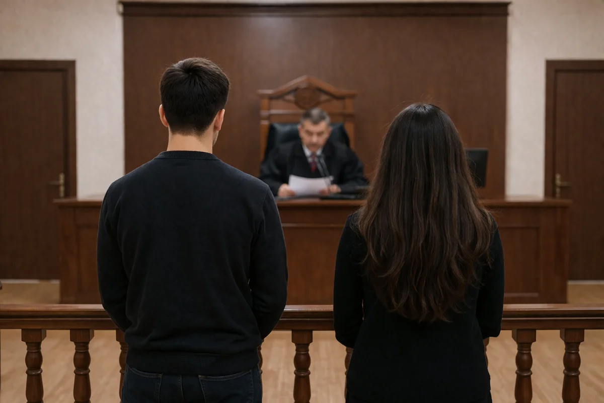 Saxta generalın azyaşlıya işgəncə verən oğlu və sevgilisi ilə barədə QƏRAR verildi - FOTO