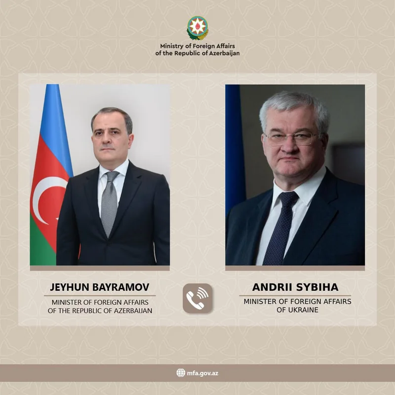 Azərbaycan və Ukrayna XİN rəhbərləri əməkdaşlıq məsələlərini müzakirə ediblər