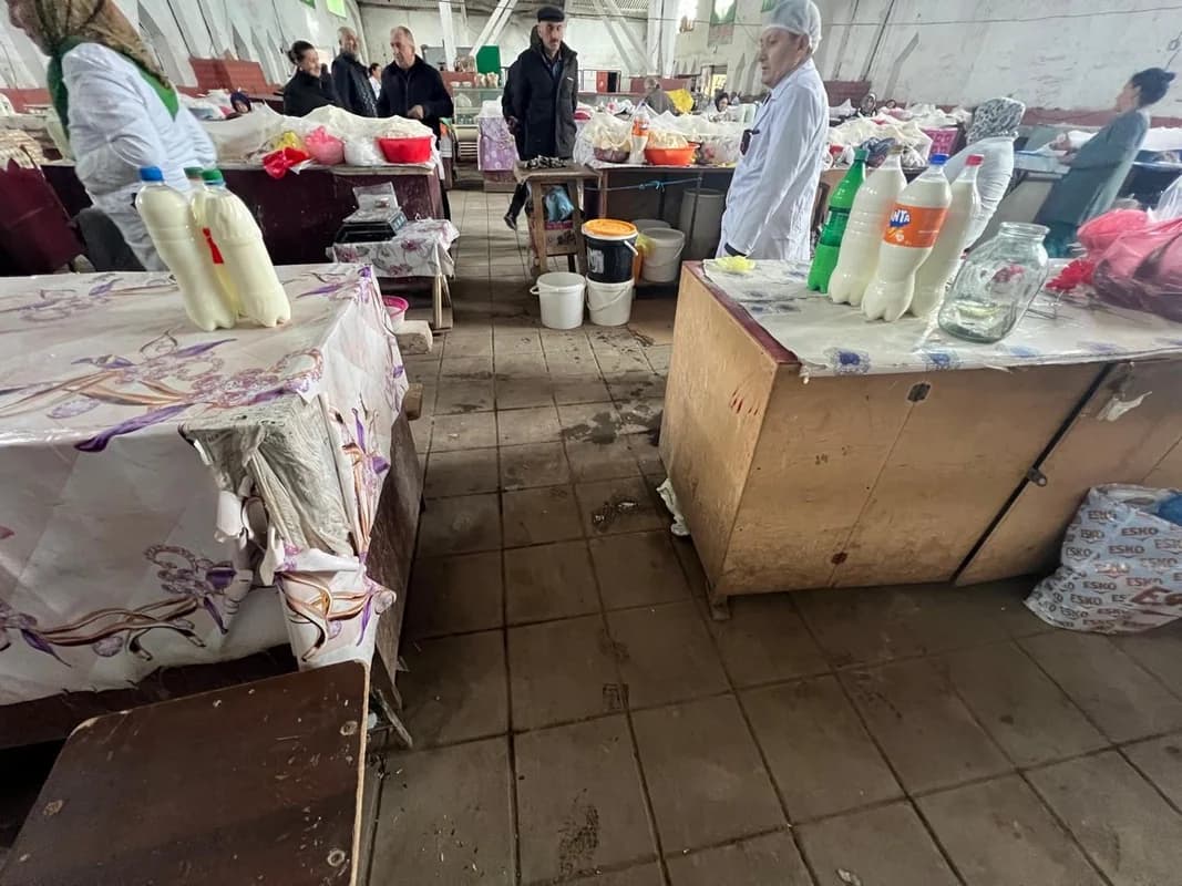 Tovuzda bazarda YOXLAMA - Ciddi nöqsanlar aşkarlandı - FOTO