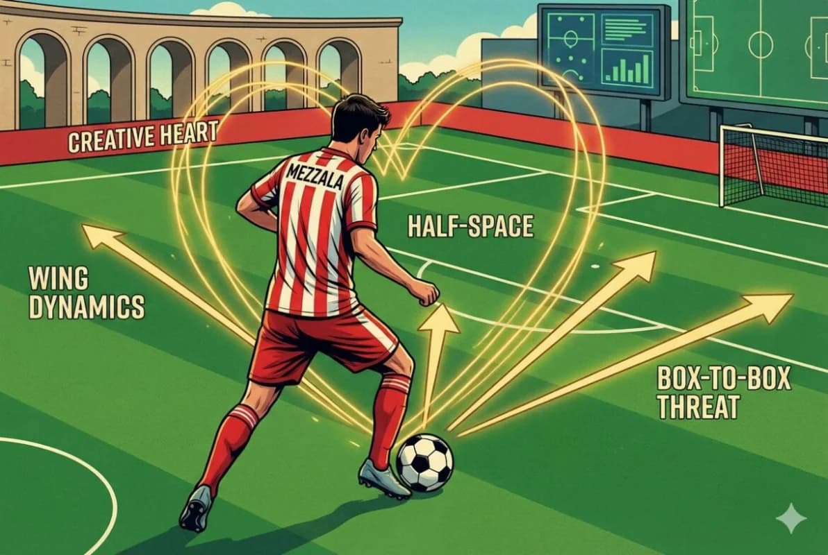 Futbolda "yarım qanad" inqilabı: "Mezzala" nədir və kimlərə deyilir? - FOTO