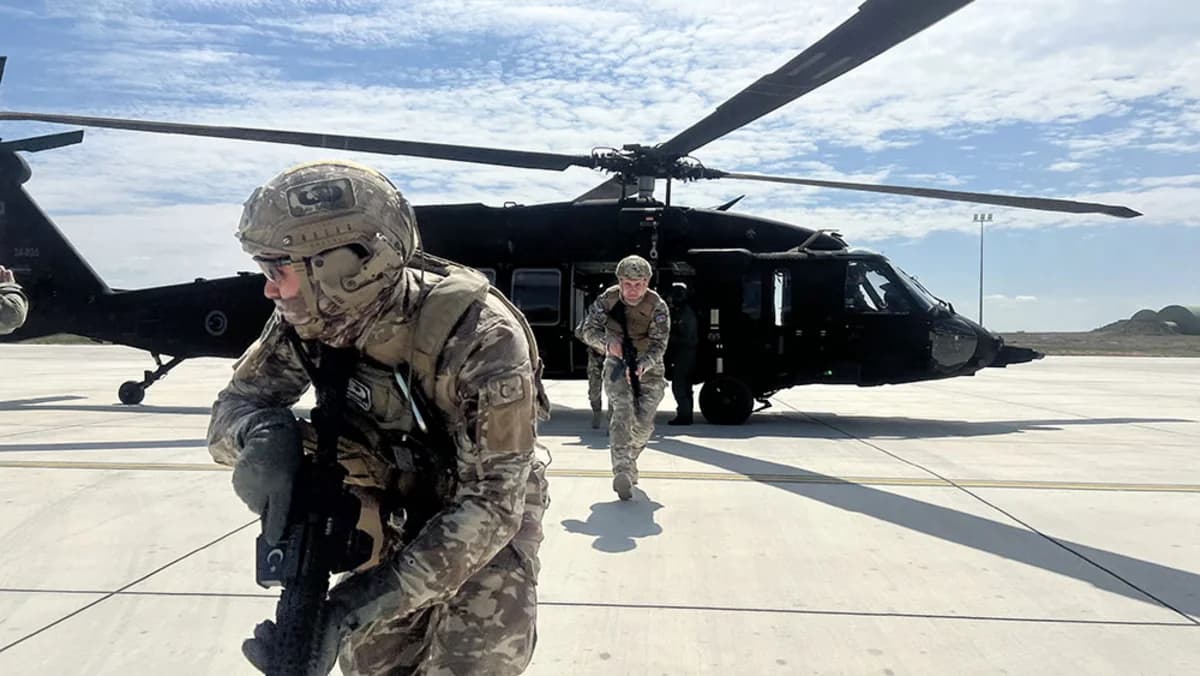 Azərbaycanlı hərbçilərin Türkiyədəki təlimindən GÖRÜNTÜLƏR