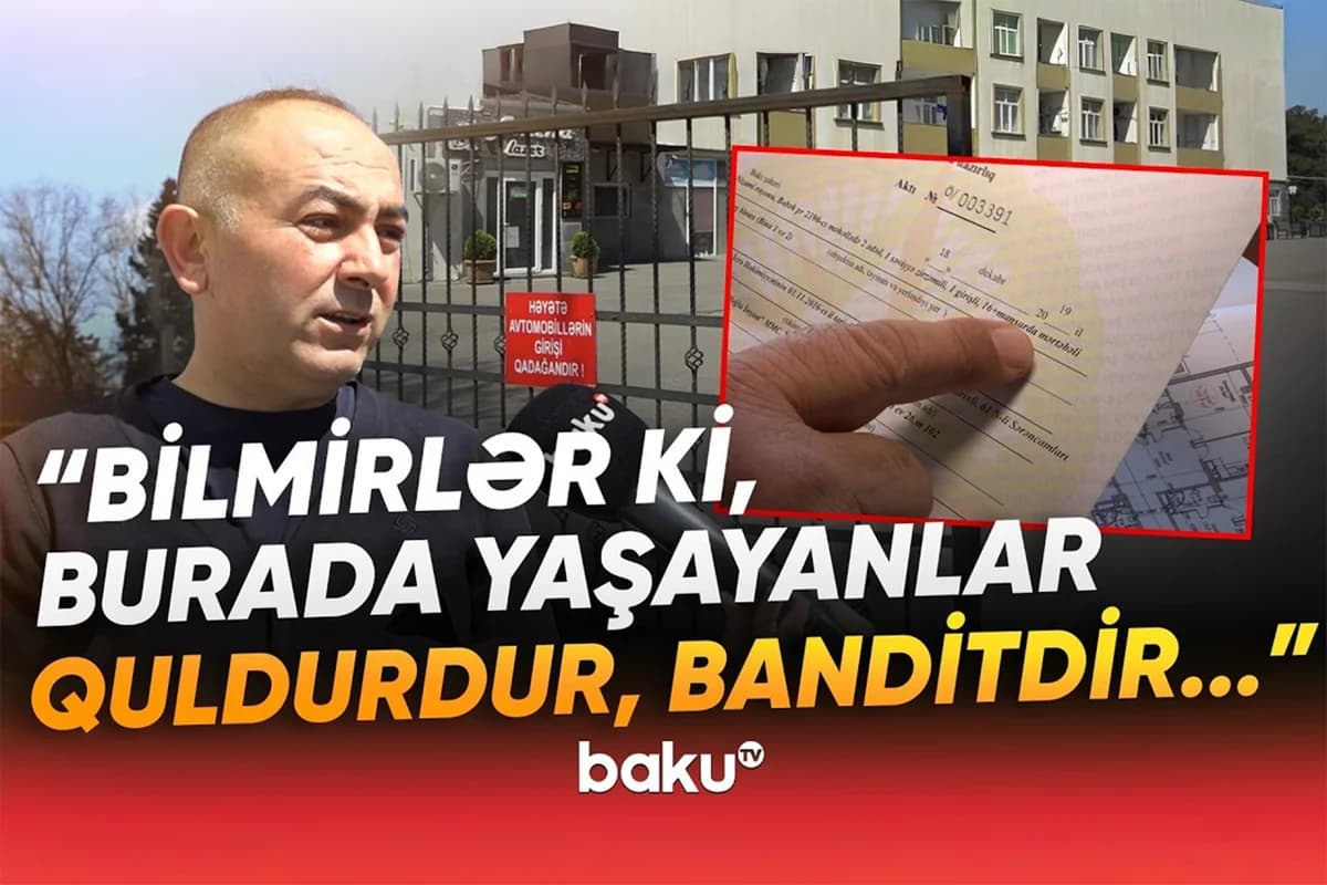 Sakinlər mənzillərinə çıxarış ala bilmirlər: Problem niyə olunmur? - VİDEO