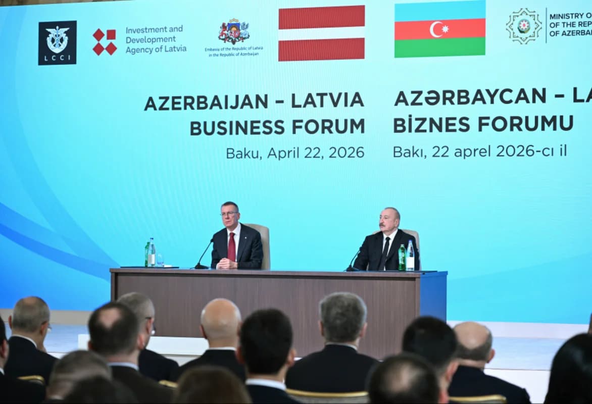 Latviya prezidenti: "Ağ Şəhər mənə çox böyük təəssürat bağışladı"