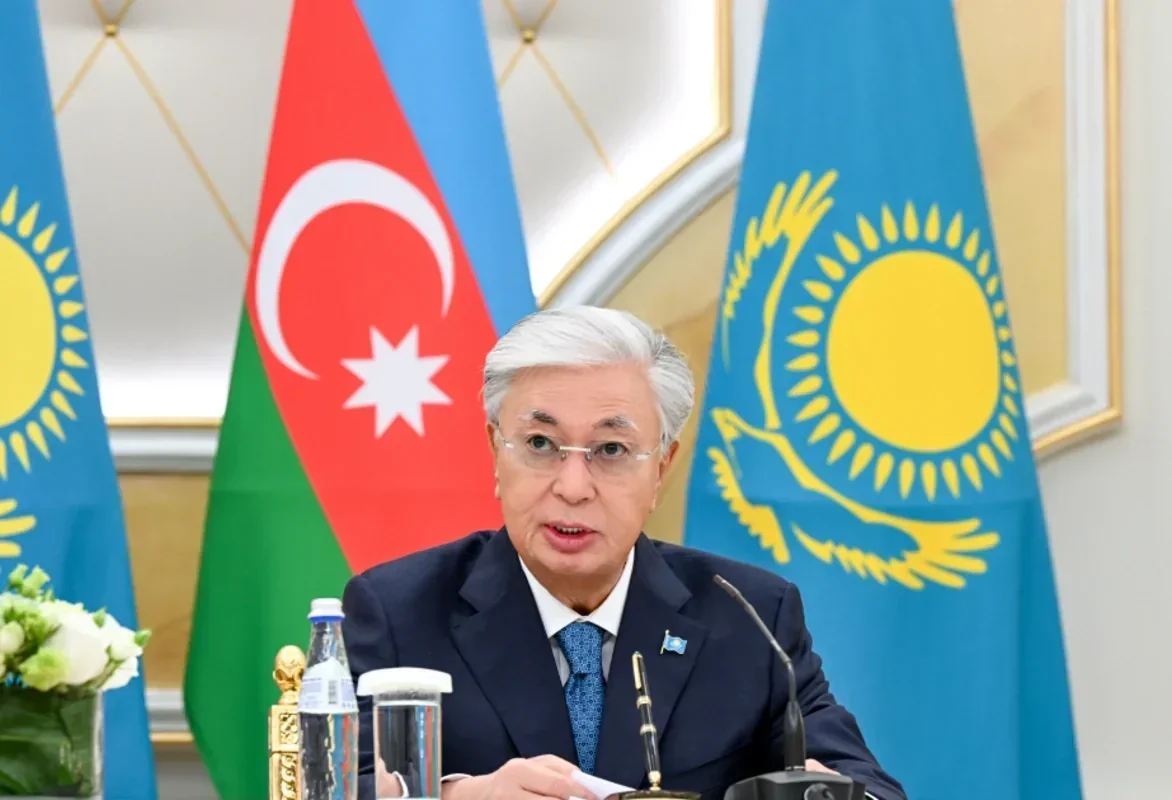 Tokayev: "Xəzər regionunda hərbi güc tətbiqi qadağan olunmalıdır"