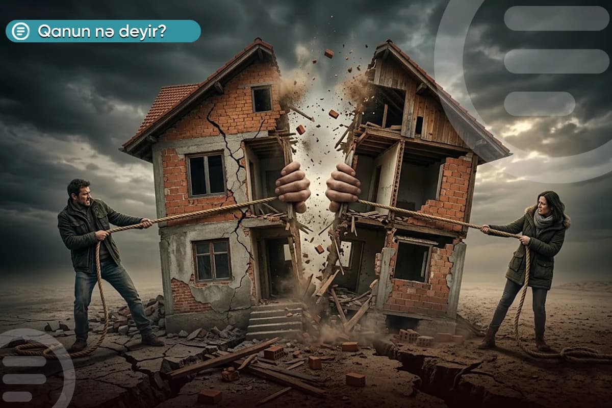 Boşanma zamanı sənədsiz evdən tərəfə pay düşür - Qanun nə deyir? - VİDEO