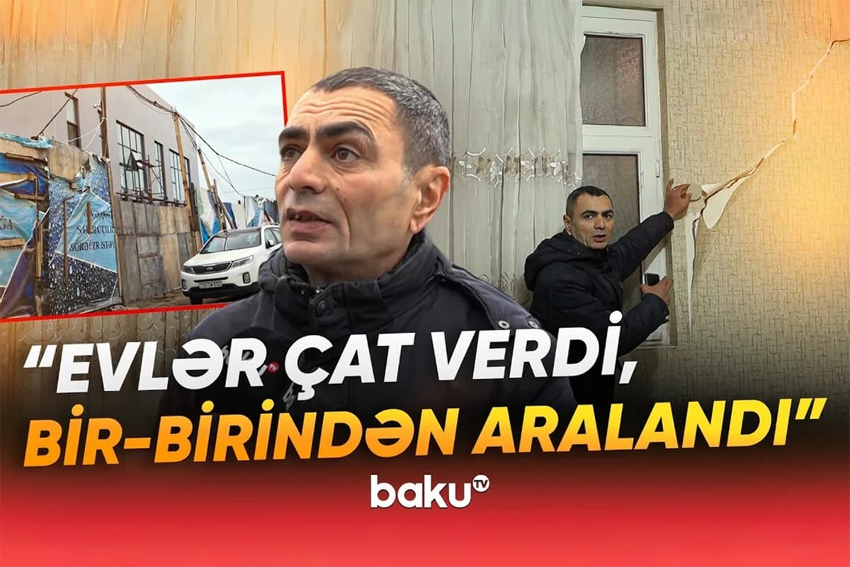 Sumqayıtda aparılan tikinti sakinlərin evinə ziyan vurub? - RƏSMİ CAVAB