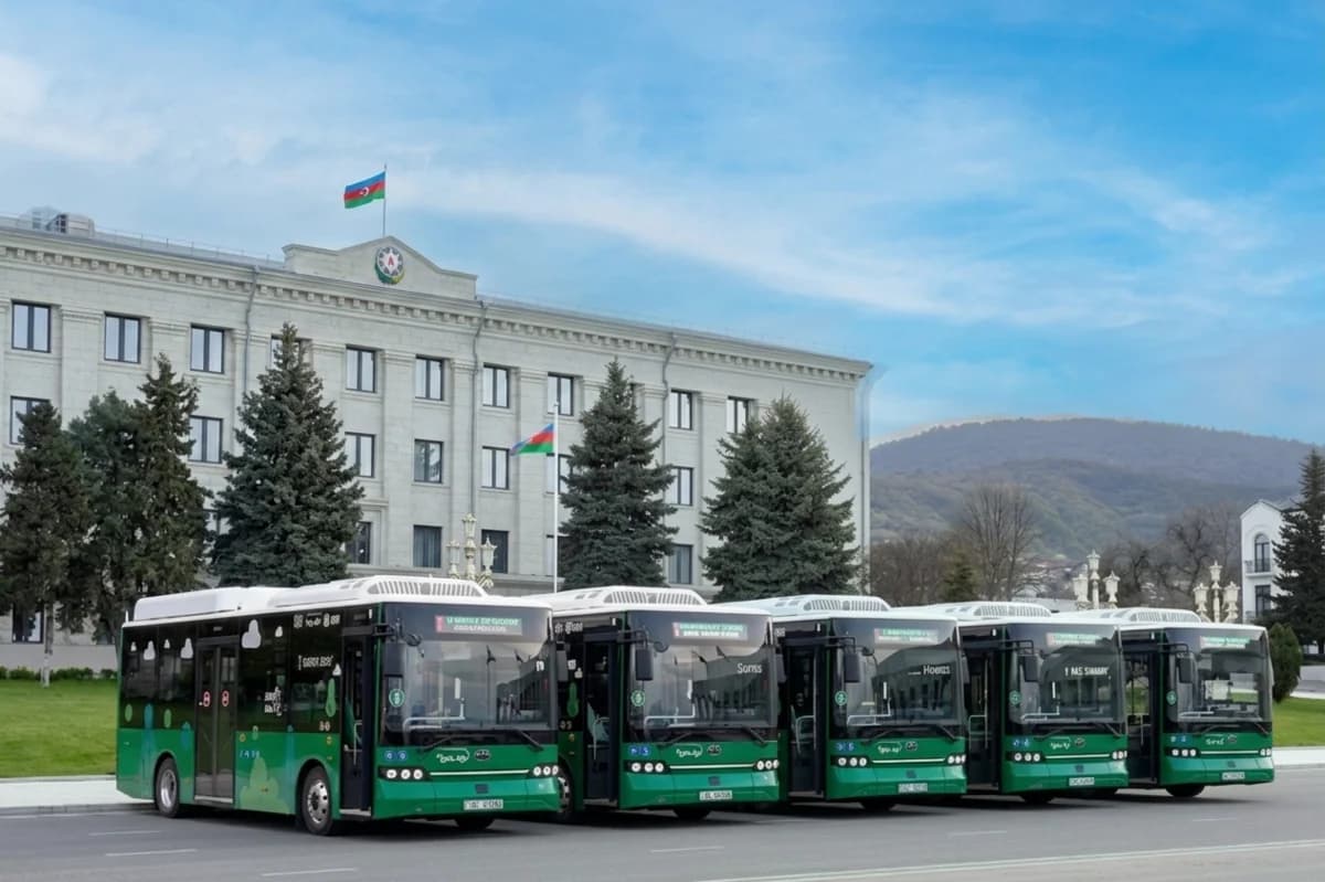 ŞAD XƏBƏR: Xankəndidə şəhərdaxili avtobus marşrutları fəaliyyətə başlayır
