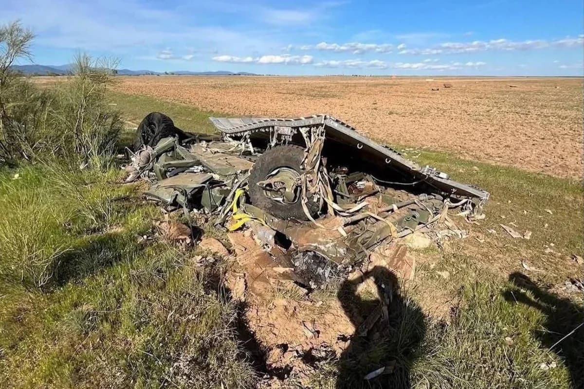 NATO təlimlərində paraşütlə atılan milyonluq hərbi maşın MƏHV OLDU - VİDEO
