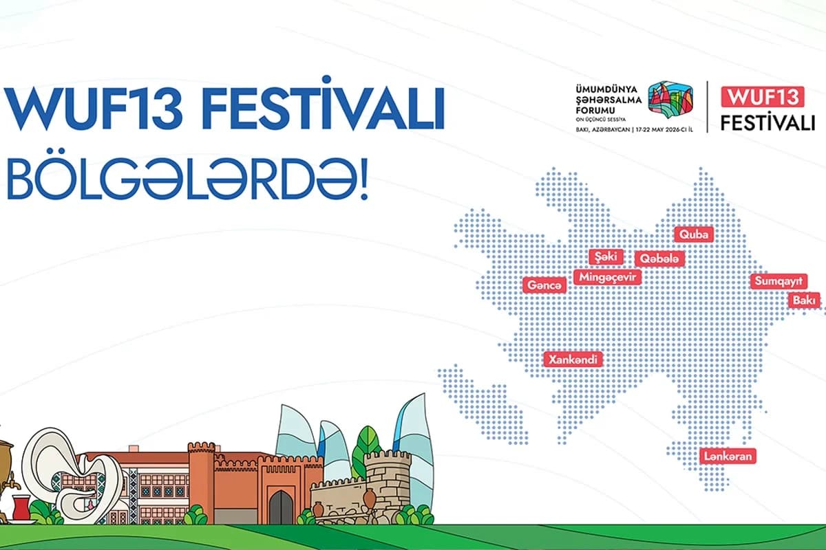 WUF13 ərəfəsində Azərbaycanın bir sıra şəhərlərində silsilə tədbirlər keçiriləcək