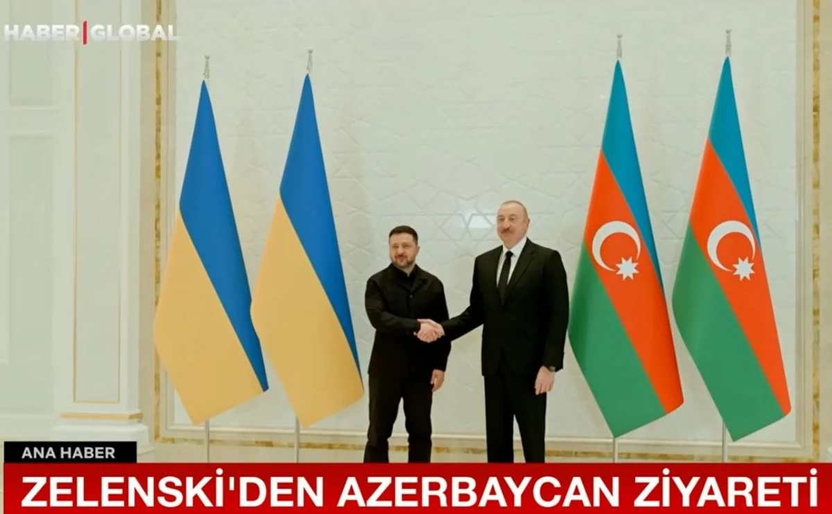 "Haber Global" Volodimir Zelenskinin Azərbaycana işgüzar səfərinə dair süjet hazırladı - VİDEO