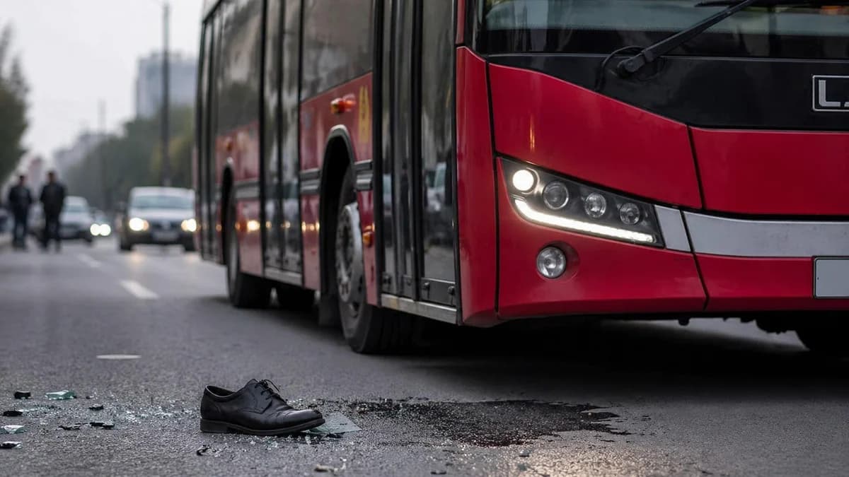 Bakıda avtobus piyadanı vuraraq öldürdü - TƏFƏRRÜAT - VİDEO