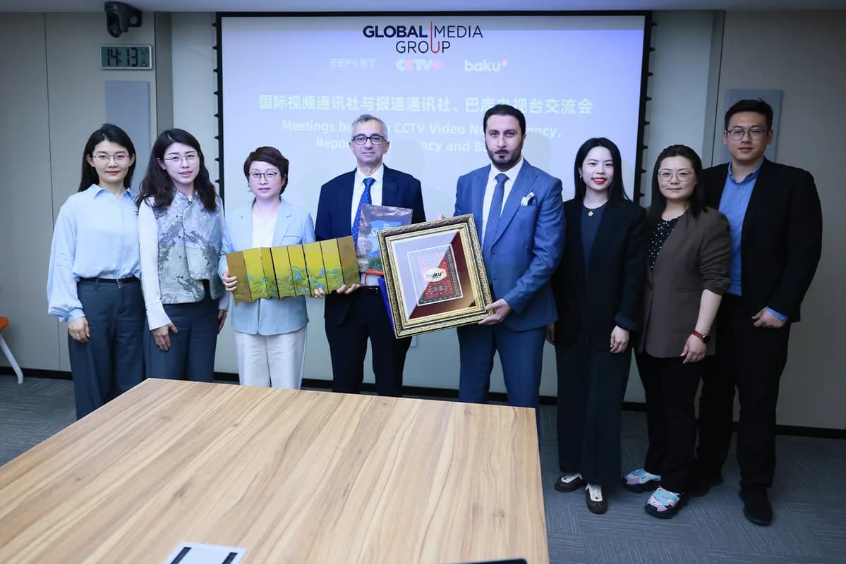 "Report" İA və Baku TV Çinin nüfuzlu CCTV+ agentliyi ilə əməkdaşlıq memorandumu imzalayıblar - FOTO