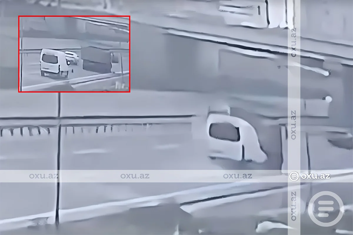 Yük maşınına çırpılan "Mercedes"in sürücüsü ÖLDÜ - VİDEO