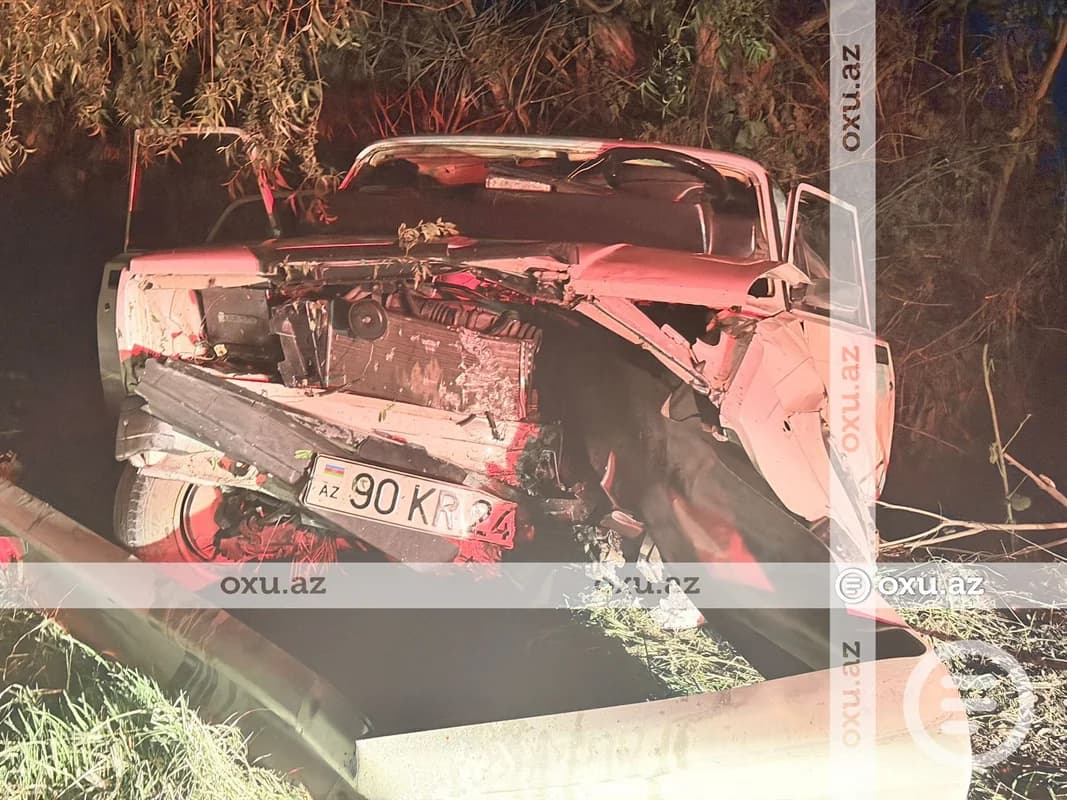 Şuşaya gedən ailə qəzaya düşdü: Ölən və yaralanan var