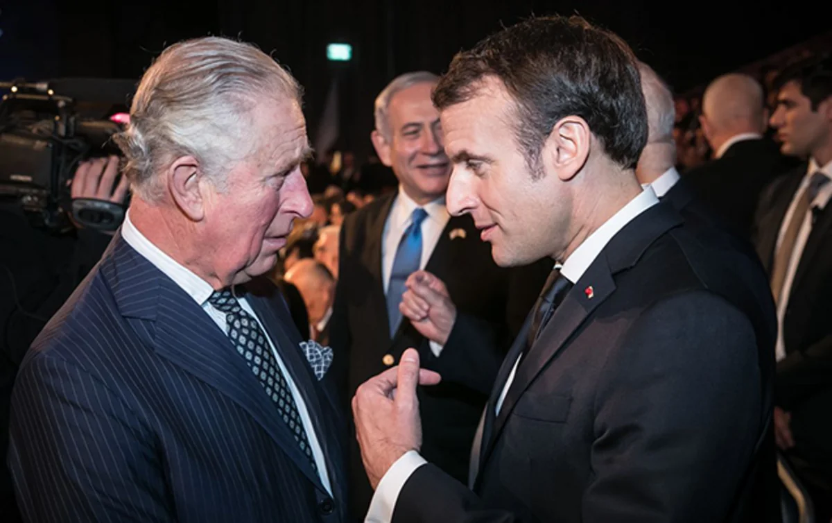 Makron Böyük Britaniya kralının fikrlərini dəstəklədi - FOTO - VİDEO