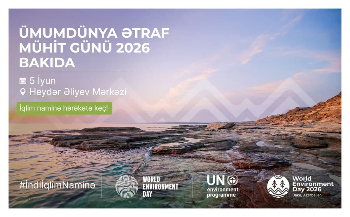 Azərbaycanda keçiriləcək daha bir ətraf mühit tədbirinin tarixi BƏLLİ OLDU