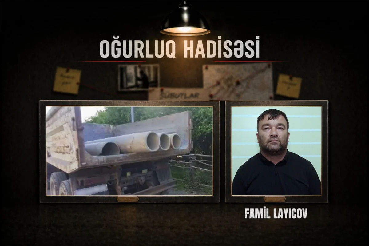 Balakəndə kanalizasiya borularını oğurlayan şəxs saxlanıldı - VİDEO