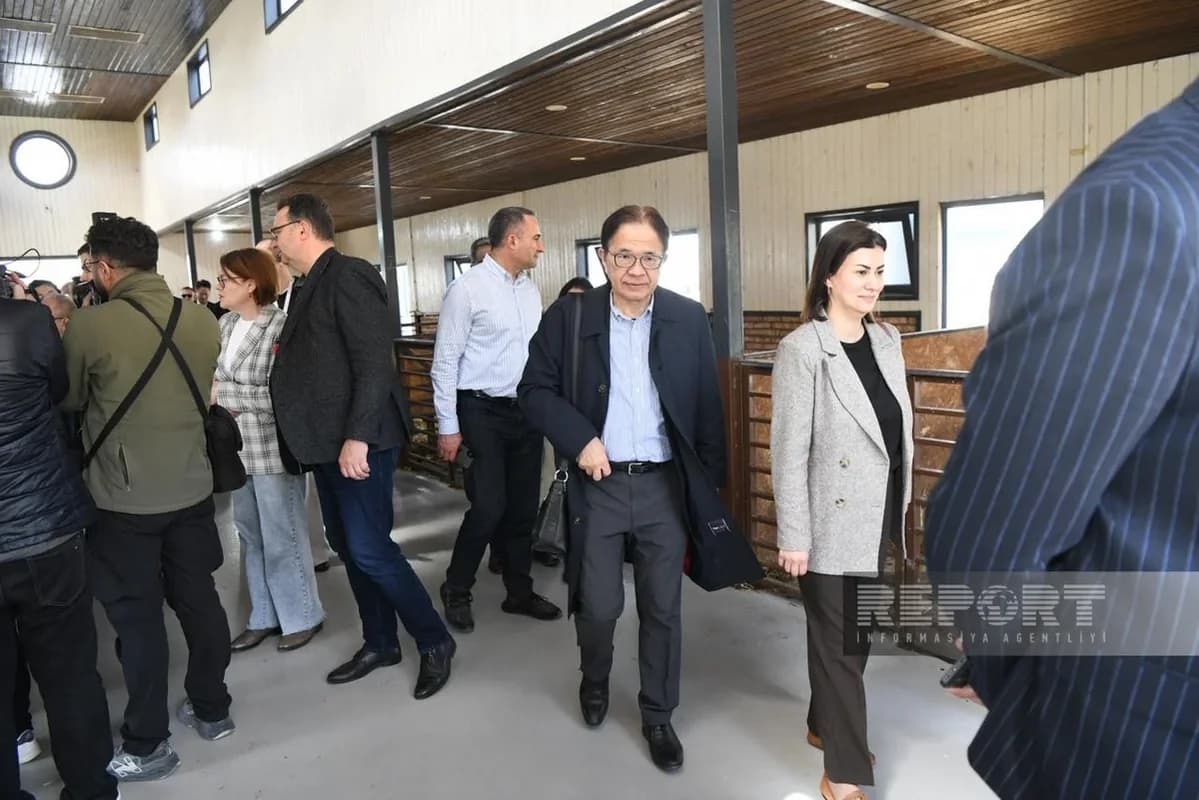Diplomatlar "Laçın Aqro-Sənaye Parkı"nda olublar - FOTO - VİDEO