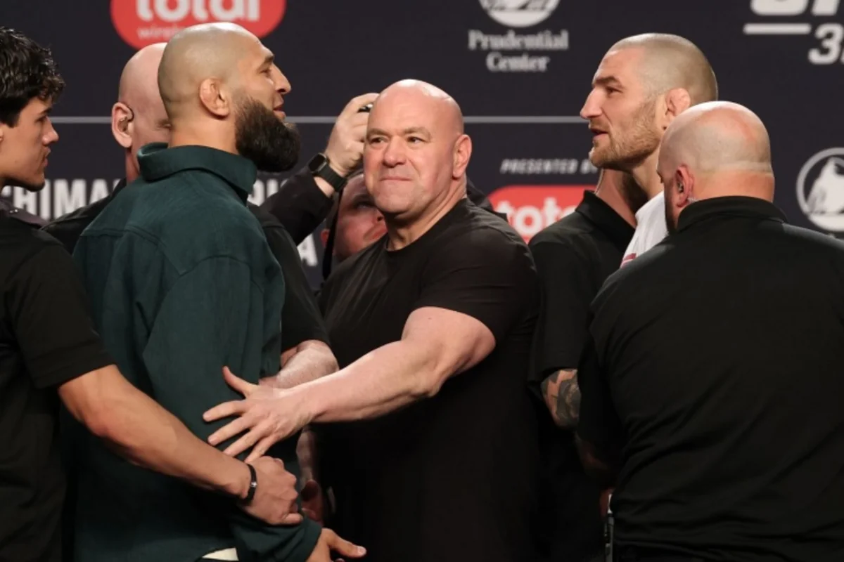 Çimayev və Striklendin mətbuat konfransı UFC-də izlənmə rekordu qırdı