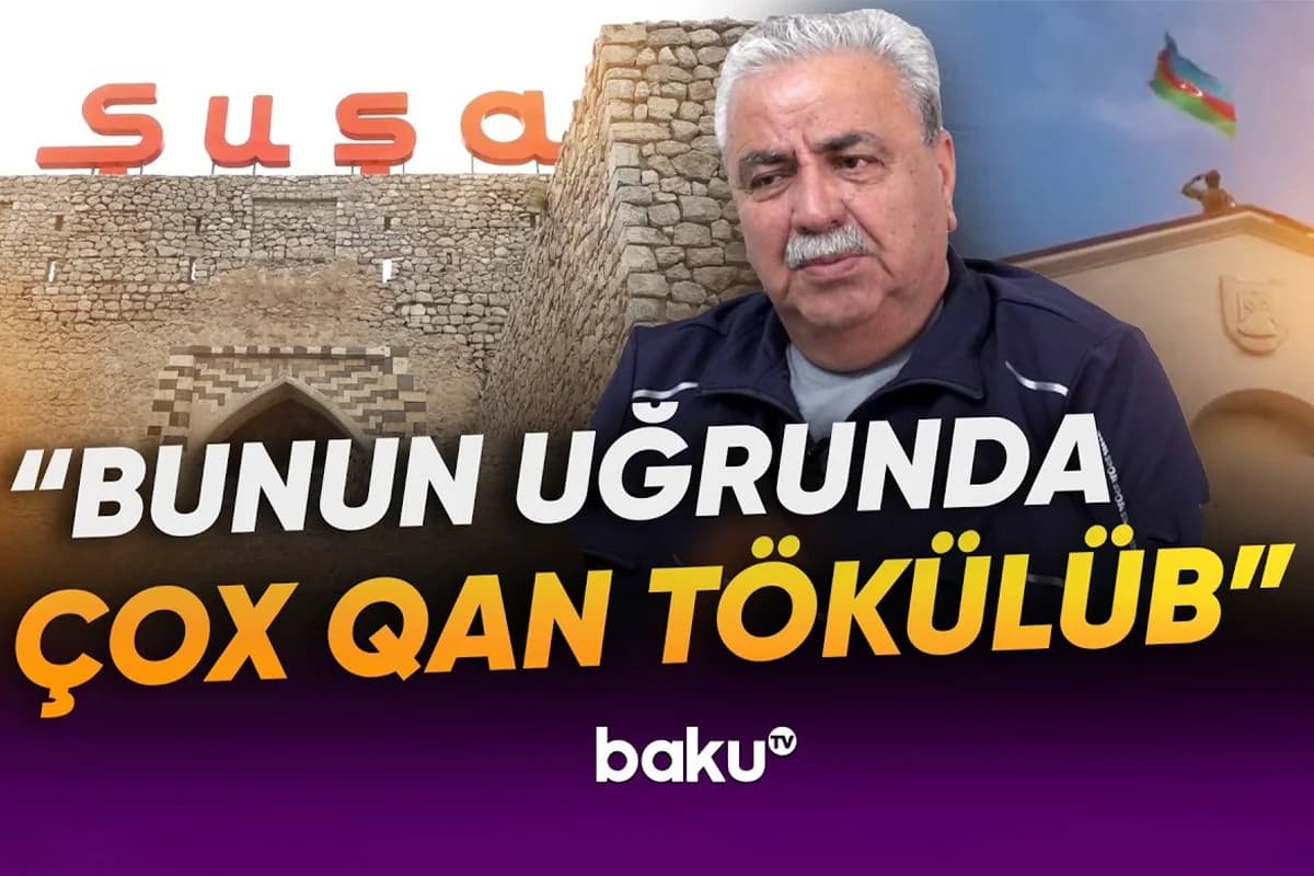 Sakin Şuşanın özünəxas təbiəti barədə danışdı: "Əsas xeyirli sular buradadır" - VİDEO