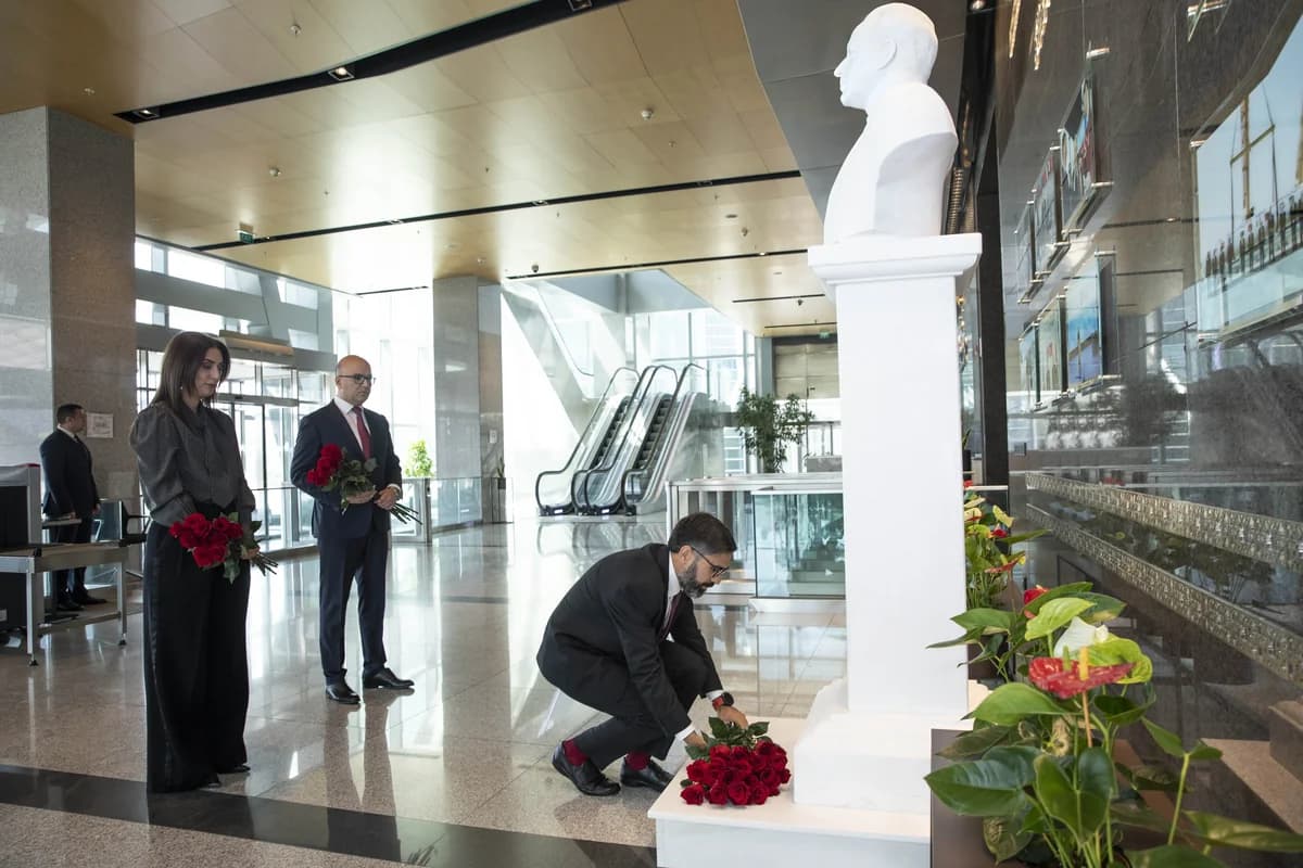 SOCAR-da Heydər Əliyevin 103 illiyinə həsr edilmiş tədbir keçirilib - FOTO